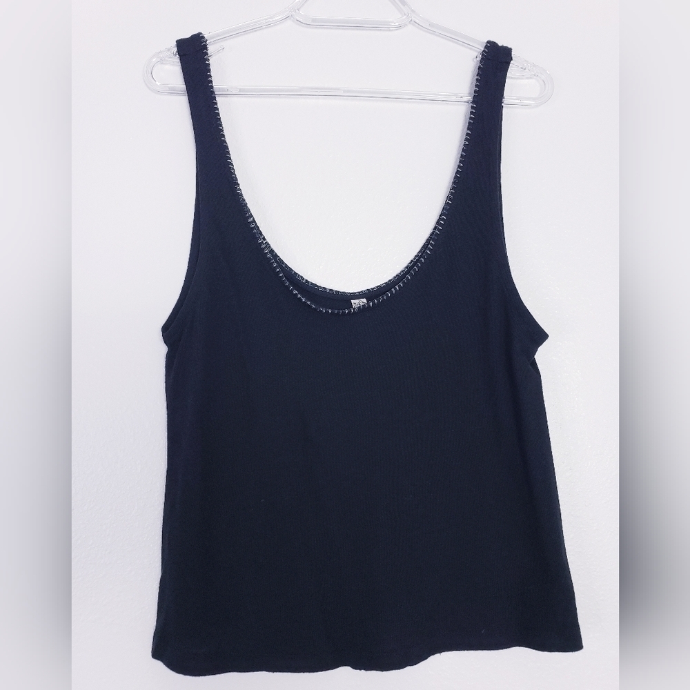 Intimately Free People Solid Black  Tank Top